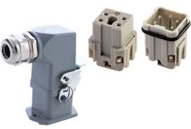 سوکت4 پین نری90 درجهHDC-HA-004-1 METESAN
